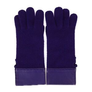 Hermes Gloves SM Cashmere Lambskin Violet Margiela Period